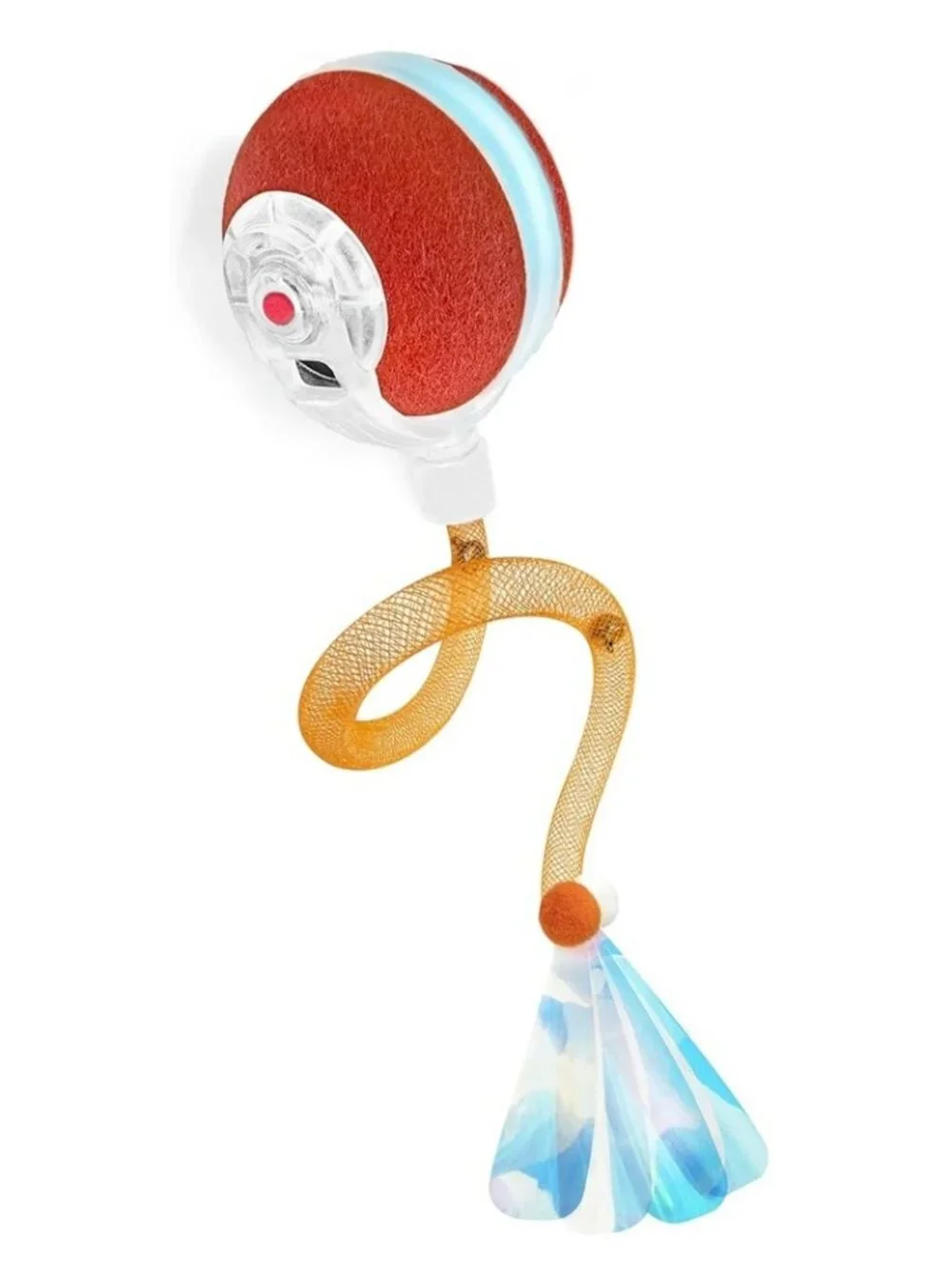Cat Toy Bundle: Jkanti Interactive Ball & Rabbit Fur Catnip Kicker (NWT)